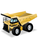 construction, dump, rigid, truck icon