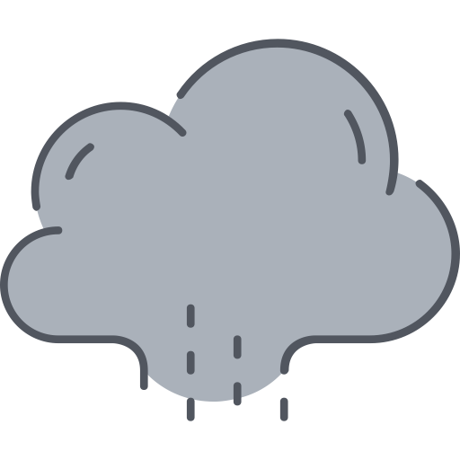 Rain svg vector icon