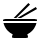 chopsticks,bowl icon