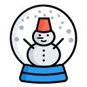 ball, christmas, christmas decorations, snow, snowman, winter, xmas svg vector icon