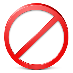 restricted,exit,stop,quit,logout,sign out,log out,cancel,no icon