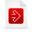 document, file, paper, red icon
