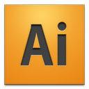 adobe, cs4, illustrator icon