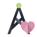 antenna,heart icon