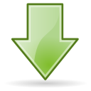 down,descend,download,fall,decrease,descending icon