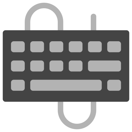 Tech Color Keyboard svg vector icon