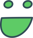 brand, logo, network, smug, social svg vector icon