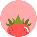 food, nutrition, strawberry, summer svg vector icon
