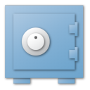 security,blue icon