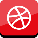 connect, dribbble, media, online, social svg vector icon