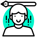 content, create, customer, human, man, people svg vector icon