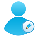 edit, user icon