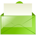 mail,green,envelop,message,email,letter icon