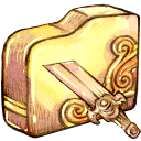 folder,brokensword icon