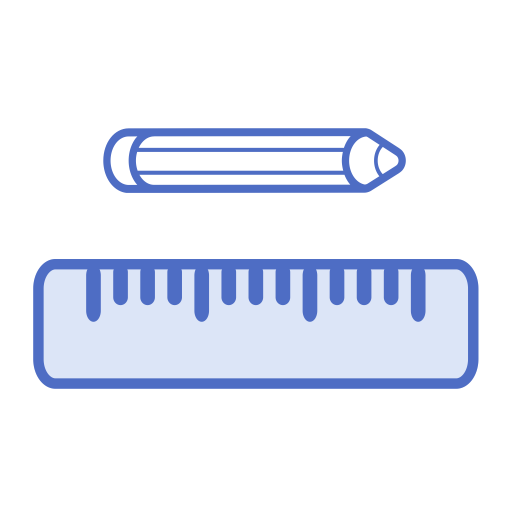 Ruler svg vector icon