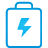 basic, battery, blue icon