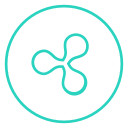 coin, cryptocurrency, currency, digital currency, ripple svg vector icon