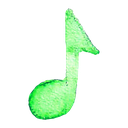 music, nodes, sound icon
