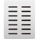 columns, text icon