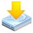 download,descending,fall,decrease,down,descend icon