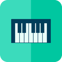 keyboard, music, piano icon
