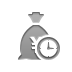 money,bag,yen,clock icon