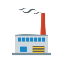 factory, mill svg vector icon