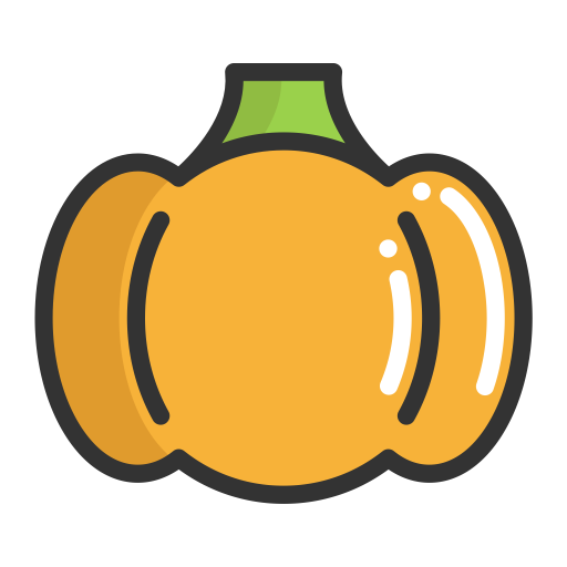 Pumpkin svg vector icon