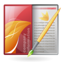 brochure, download icon