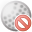delete, golfball icon