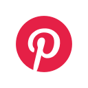 letter, logo, pinterest logo, social media svg vector icon