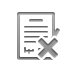 contract,cross icon