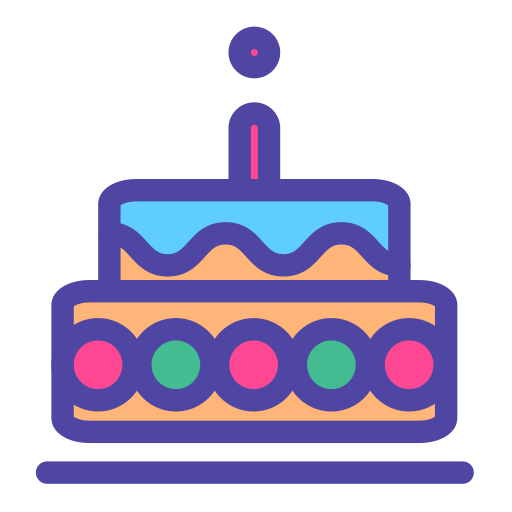 Cake svg vector icon