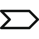 arrow, arrow right, label, luxury, right, stroke arrow, tag svg vector icon