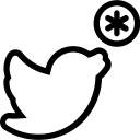 chat, social, twitter svg vector icon