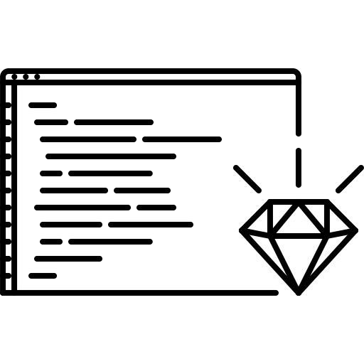 Clean Code, Programs svg vector icon