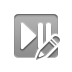 play,pause,pencil icon