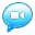 chat, skype, talk, video icon