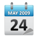 2009, calendar, event, may icon