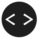 character, code, end, html, sign, start svg vector icon