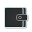 sticker, wallet icon