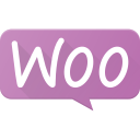 commerce, logo, media, social, woo svg vector icon