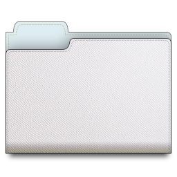leather,folder,white icon