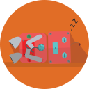 android, mascot, mechanical, metal, robot, robot expression, robotic, sleeping, space, technology svg vector icon