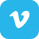 global, media, social, vimeo svg vector icon