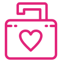 padlock, protection, unlock, valentine svg vector icon