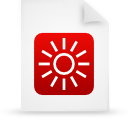 file,document,paper,red icon