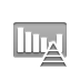 audio,volume,bars,pyramid icon