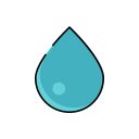 drop, humidity, meteorology, rainy, sign, weather svg vector icon