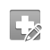 red,cross,pencil icon